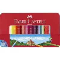 Faber-Castell Metal Case Colored Pencils 60 Units Multicolore Enfants