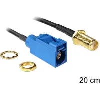 DeLOCK FAKRA C vers câble d'antenne SMA bulkhead - 50 Ohm -