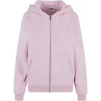 Urban Classics Fluffy Full Zip Sweatshirt Rose L Femme