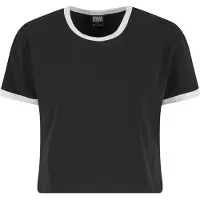 Urban Classics T-shirt noir / blanc