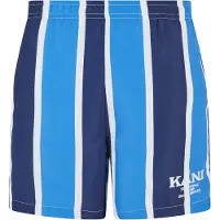 Karl kani Shorts de bain 'KM242-037-1' bleu / blanc