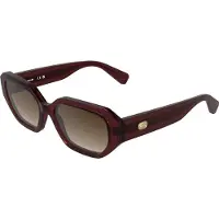 Lacoste Lunettes de Soleil L6091S 55/17/145 Transparent burgundy Bio inj-g820 WOMAN L6091S