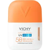 VICHY Capital Soleil UV Aqua Fluide protecteur teinté pour visage pour un effet naturel SPF 50 50 ml