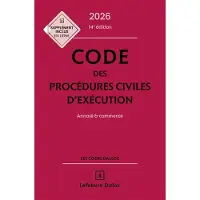 Dalloz Code des procédures civiles d'exécution 2026, annoté et commenté - Anne Leborgne