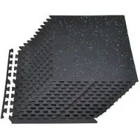 Vevor Tapis de Sol Puzzle Fitness 24PCs 61x61x1,4 cm