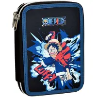 Namco Bandai Games One Piece Luffy trousse à crayons remplie à 2 étages