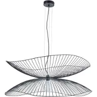 Forestier Suspension , Libellule L, dimmable, Noir, Salon / séjour, Métal, Design