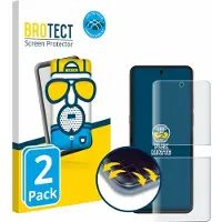 BROTECT Full-Screen Protection Mat (2 pcs, Motorola Razr 60), Téléphone portable : film de protection, Transparent