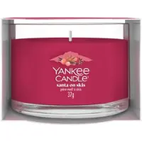 Yankee candle Candela in vetro Santa on Skis