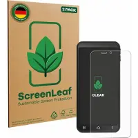ScreenLeaf Film de protection d'écran, Protection d'écran Écologique, Clear, Anti-Rayures (2 pcs, Emporia Smart), Téléphone portable : film de protection, Transparent