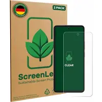 ScreenLeaf Film de protection d'écran, Protection d'écran Écologique, Clear, Anti-Rayures (2 pcs, Realme 14), Téléphone portable : film de protection, Transparent