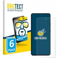BROTECT Protection Clair (6 pcs, Motorola Moto G86), Téléphone portable : film de protection, Transparent