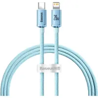 Baseus Câble Usb-C Do Ip Crystal Shine, 20W, 1.2M (Niebieski)