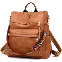 Glennoo Sac à dos - Sac à dos femmes - Imperméable - Petit - Compartiment antivol - Dos, épaule, sac à main