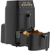 Nexxt Double Stack Airfryer - 2x 2.5L - Compact et peu encombrant - 2 plats à la fois - Idéal pour les petites cuisines