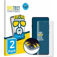 BROTECT Full-Screen Protection Mat (2 pcs, Motorola Edge 60 Pro), Téléphone portable : film de protection, Gris