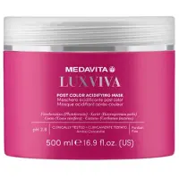 Medavita LUXVIVA Post Color Masque traitant acidifiant pour cheveux teints 500 ml