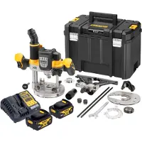 DeWalt DCW 620 M2T Dégauchisseuse sans fil 18 V 12 mm Brushless + 2 batteries 4,0 Ah + chargeur + TSTAK