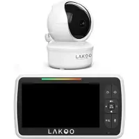 LAKOO PRO 5 Babyphone - avec caméra et écran - 1080p Full HD - Moniteur 5 pouces