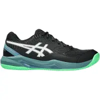Asics pour homme. 1041A414 Chaussures Gel-Dedicate 8 Padel noir, vert (41.5), Plat, Lacets, Casuel, Sport, Multisport