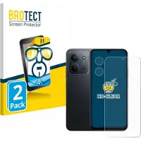 BROTECT Protection Clair (2 pcs, Xiaomi Redmi 15C), Téléphone portable : film de protection, Transparent