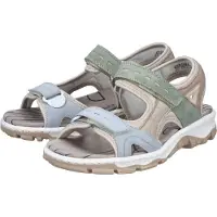 Rieker Damen Trekking Sandalen Mehrfarbig