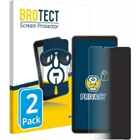 BROTECT Protection Anti-Espion (2 pcs, Sony Xperia 10 VII), Téléphone portable : film de protection, Transparent