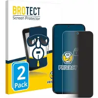 BROTECT Protection Anti-Espion (2 pcs, Motorola Moto C), Téléphone portable : film de protection, Transparent