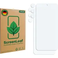 ScreenLeaf Film de protection d'écran, Protection d'écran Écologique, Clear, Anti-Rayures (2 pcs, Xiaomi Redmi 15), Téléphone portable : film de protection, Transparent