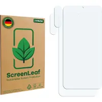 ScreenLeaf Film de protection d'écran, Protection d'écran Écologique, Clear, Anti-Rayures (2 pcs, Samsung Galaxy A17), Téléphone portable : film de protection, Transparent