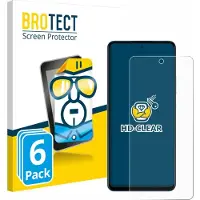 BROTECT Protection Clair (6 pcs, Oppo Reno 5 4G), Téléphone portable : film de protection, Transparent