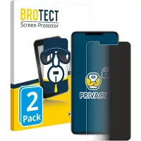 BROTECT Protection Anti-Espion (2 pcs, Nova), Téléphone portable : film de protection, Transparent