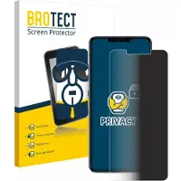 BROTECT Protection Anti-Espion (1 pcs, Nova), Téléphone portable : film de protection, Transparent