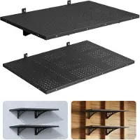 Vevor Étagère Murale Garage 2 Niveaux Étagère Rangement Murale Garage 91,4x61,5 cm pour Garages