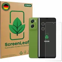 ScreenLeaf Film de protection d'écran, Protection d'écran Écologique, Clear, Anti-Rayures (2 pcs, Motorola Moto G6), Téléphone portable : film de protection, Transparent