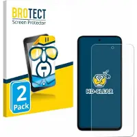 BROTECT Protection Clair (2 pcs, Xiaomi Redmi 15), Téléphone portable : film de protection, Transparent