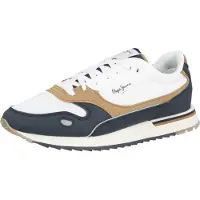 Pepe Jeans Bexley Road Trainers Blanc,Bleu EU 42 Homme