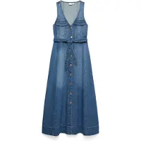 Vero Moda Robe 'VMMacey' bleu denim
