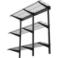 Vevor Étagère Murale Garage 3 Niveaux Étagère Rangement Murale Garage 91,5x30,5 cm pour Garages