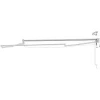 vidaXL Armature de store électrique blanche 3,5 x 2,5 m en aluminium