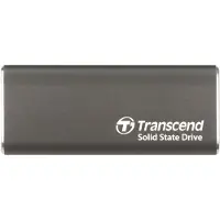 Transcend SSD portable ESD256C USB-C 2 To 10 Gbit/s (R1050/W950 Mb/s) Aluminium