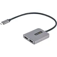 StarTech.com Usb C/2xhdmi 4k Hub Argenté