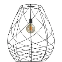 Masterlight Lampe fil de cage Cesto 62 noir
