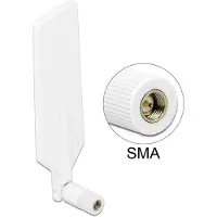 DeLOCK Antenne LTE/HSPA/GSM, connecteur SMA, blanc (DECT, Lora, WiFi)