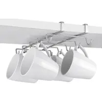Metaltex 364928039 Porte-tasses/mugs My-Mug, argent métallisé