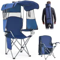 Vevor Chaise de Camping Pliante avec Auvent