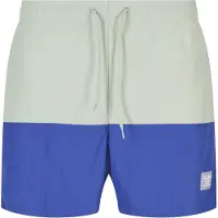 Karl kani Shorts de bain bleu roi / gris / menthe
