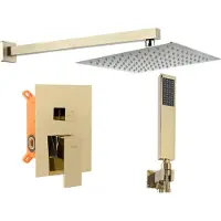 REA Kit De Douche Encastré Fenix Gold + Box