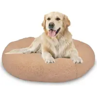 MediaShop Peaceful Pooch L - panier moelleux pour chien - 94 cm de diamètre - pliable - disponible en plusieurs tailles. Panier pour chat - lavable - rembourrage amovible - soulage les articulations et les