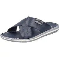 Rieker Mule bleu nuit / gris / gris clair / blanc